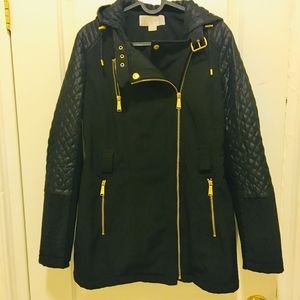 Black Michael Kors Trench Coat